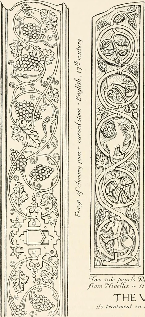 An illustration from Heraldry and floral forms as used in decoration;, 1922, leaf 207