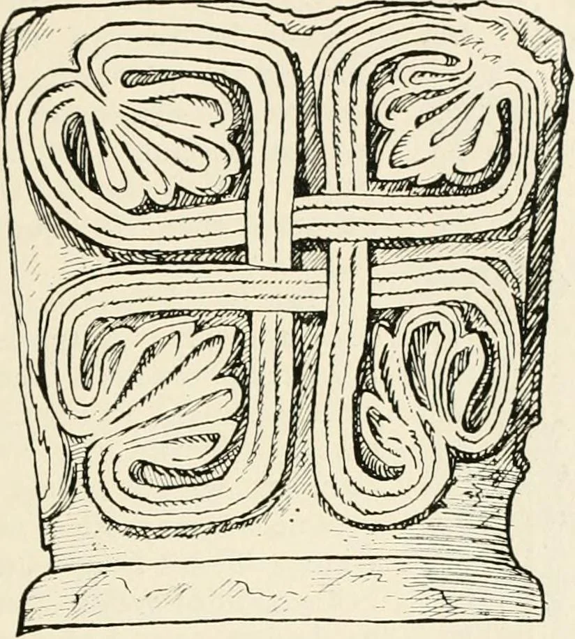 An illustration from Heraldry and floral forms as used in decoration;, 1922, leaf 208