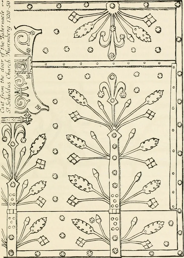 An illustration from Heraldry and floral forms as used in decoration;, 1922, leaf 222
