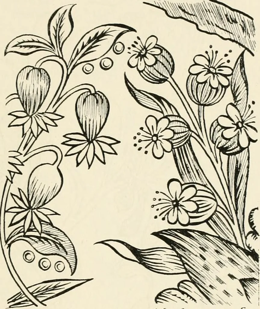 An illustration from Heraldry and floral forms as used in decoration;, 1922, leaf 228