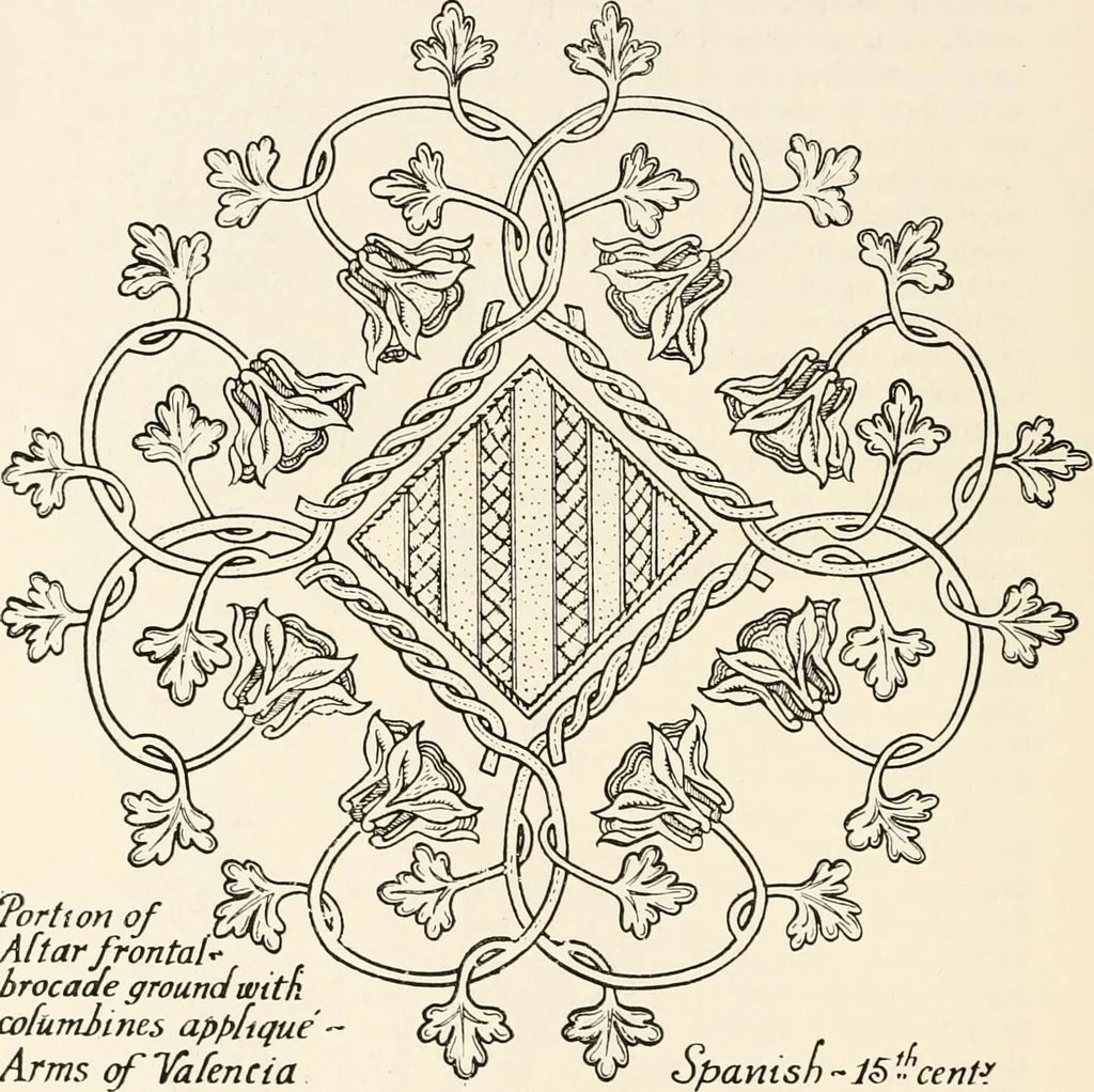 An illustration from Heraldry and floral forms as used in decoration;, 1922, leaf 241