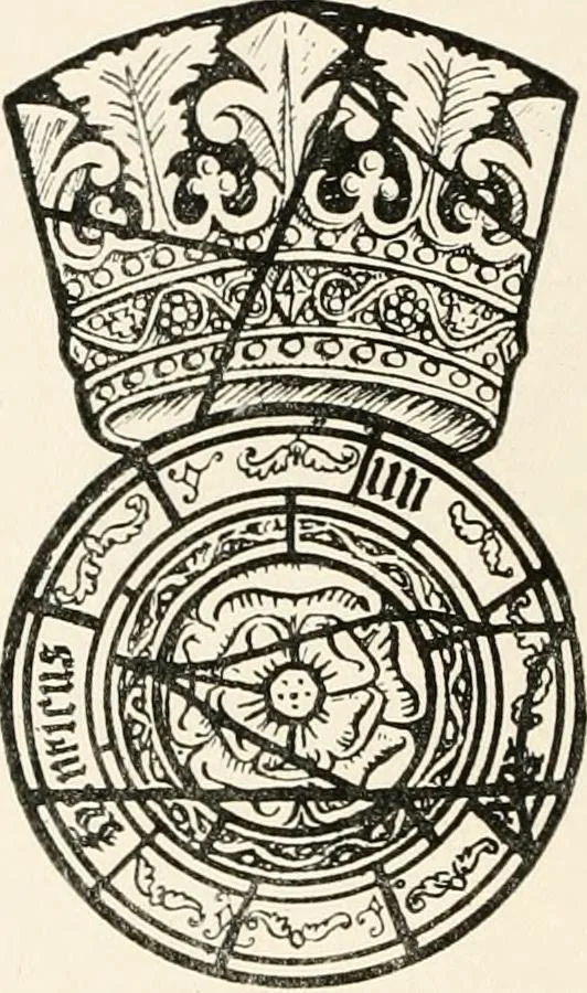 An illustration from Heraldry and floral forms as used in decoration;, 1922, leaf 25