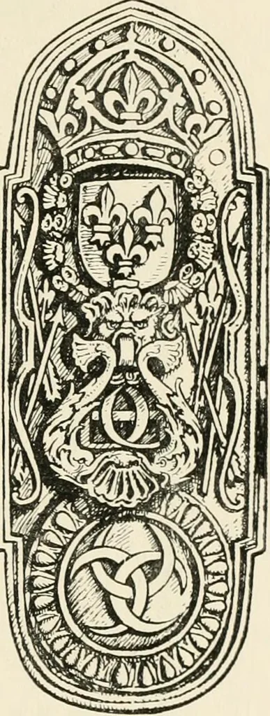 An illustration from Heraldry and floral forms as used in decoration;, 1922, leaf 30