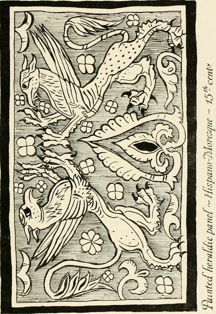 An illustration from Heraldry and floral forms as used in decoration;, 1922, leaf 32
