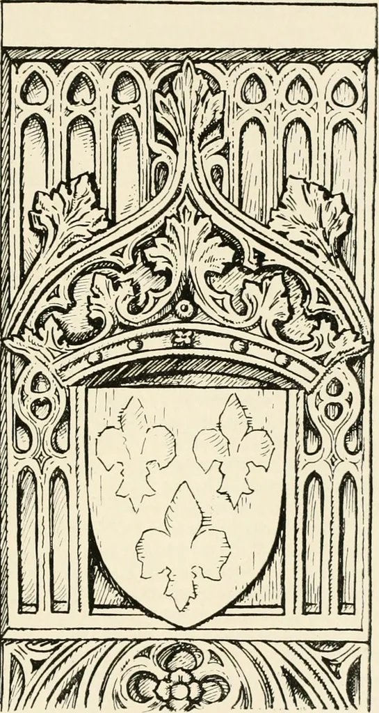An illustration from Heraldry and floral forms as used in decoration;, 1922, leaf 36