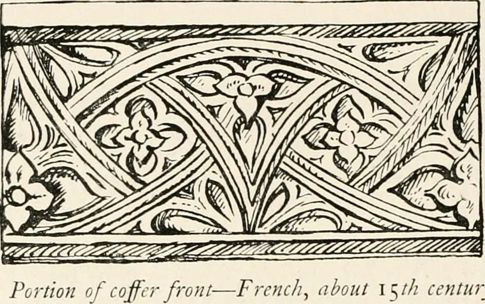 An illustration from Heraldry and floral forms as used in decoration;, 1922, leaf 37