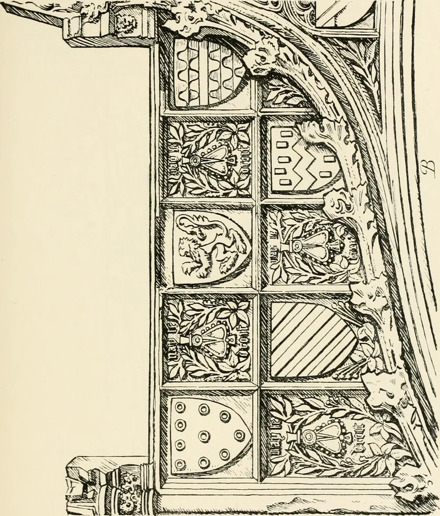 An illustration from Heraldry and floral forms as used in decoration;, 1922, leaf 40