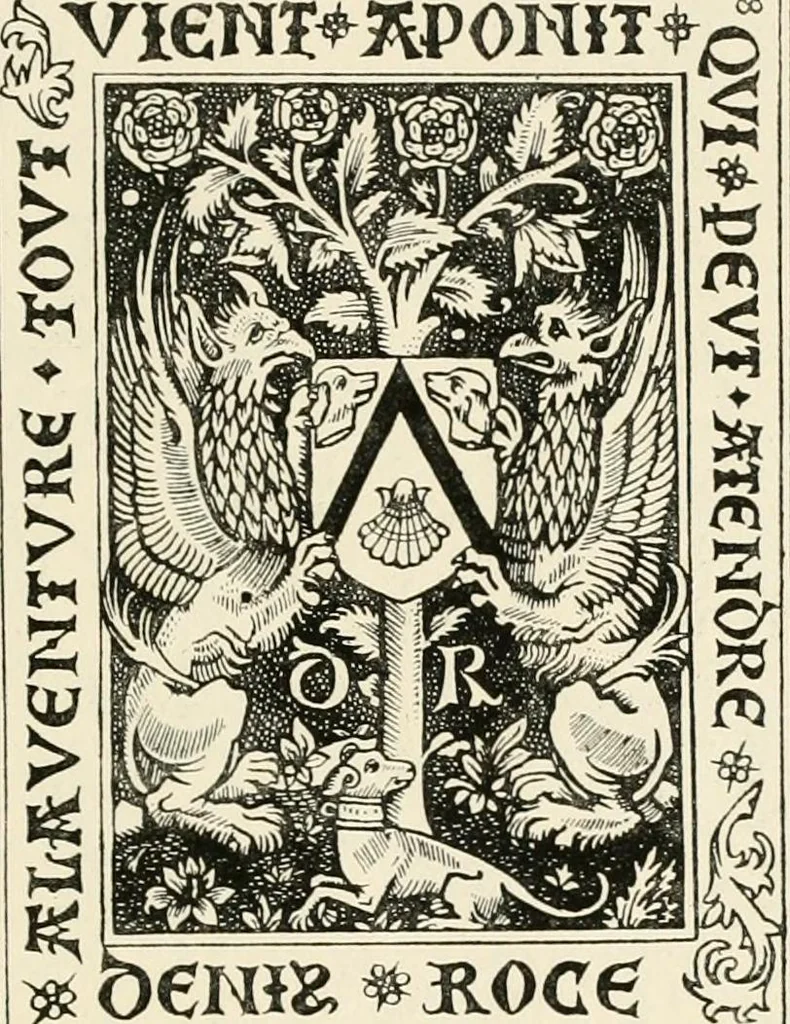 An illustration from Heraldry and floral forms as used in decoration;, 1922, leaf 42