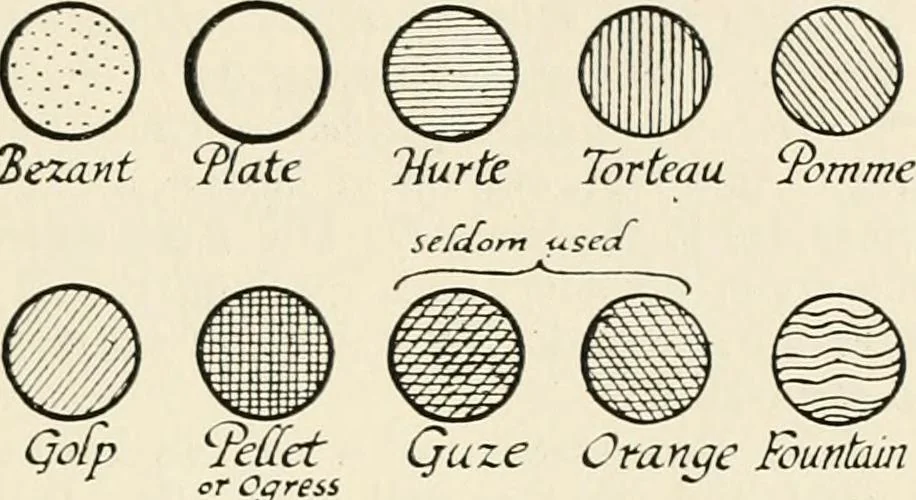 An illustration from Heraldry and floral forms as used in decoration;, 1922, leaf 44