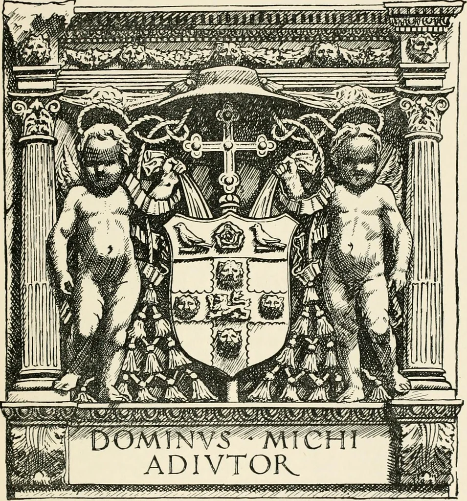 An illustration from Heraldry and floral forms as used in decoration;, 1922, leaf 46
