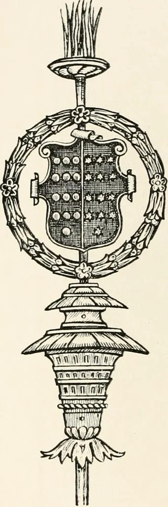 An illustration from Heraldry and floral forms as used in decoration;, 1922, leaf 49