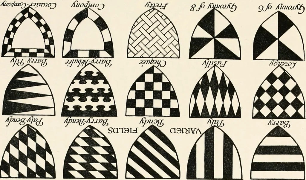 An illustration from Heraldry and floral forms as used in decoration;, 1922, leaf 53