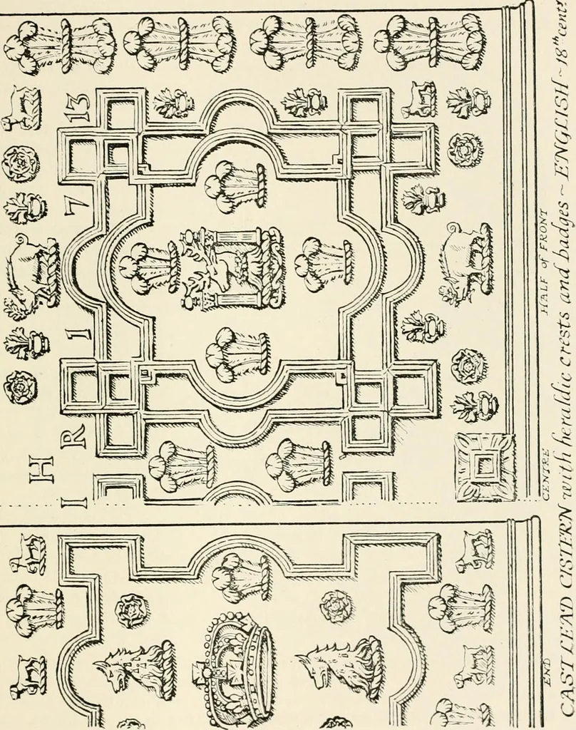 An illustration from Heraldry and floral forms as used in decoration;, 1922, leaf 58
