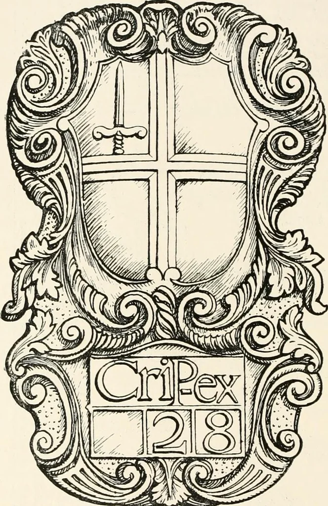 An illustration from Heraldry and floral forms as used in decoration;, 1922, leaf 59