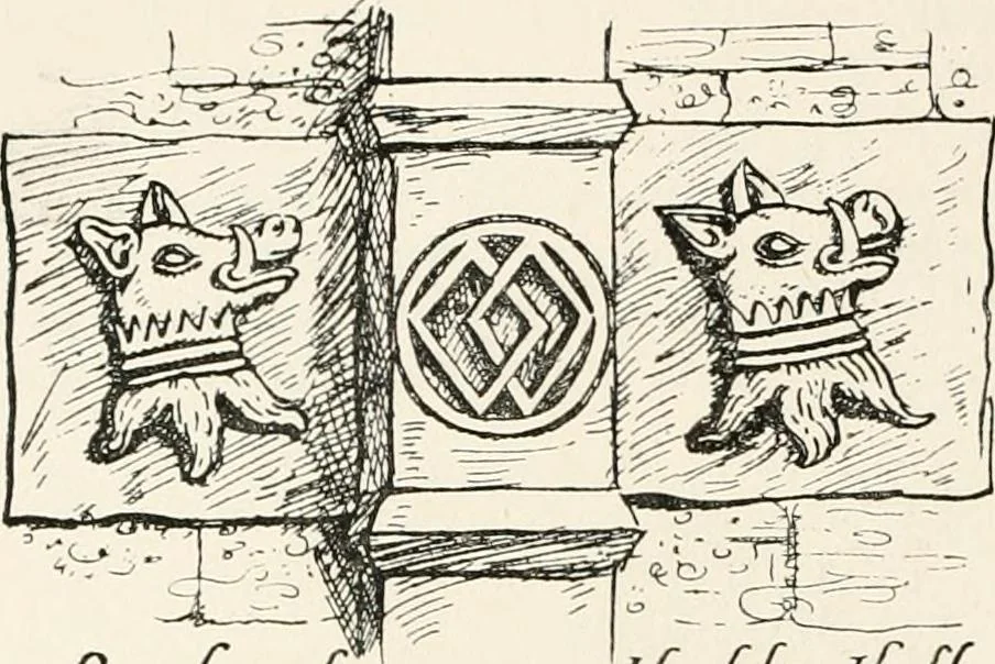 An illustration from Heraldry and floral forms as used in decoration;, 1922, leaf 61