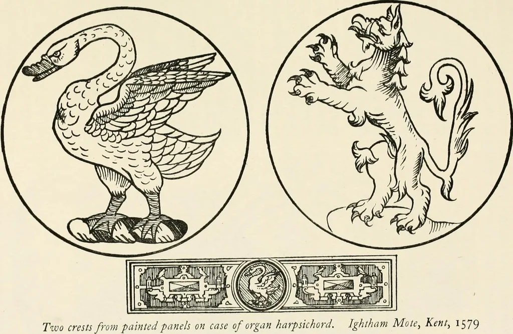 An illustration from Heraldry and floral forms as used in decoration;, 1922, leaf 62