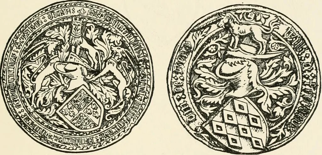 An illustration from Heraldry and floral forms as used in decoration;, 1922, leaf 64