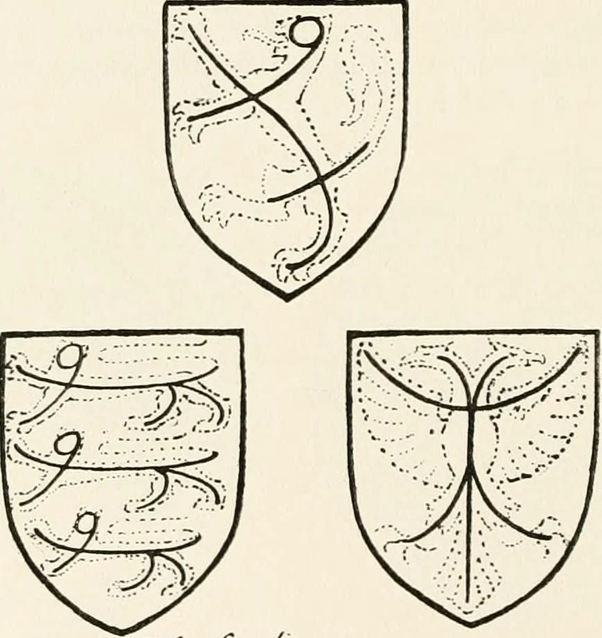 An illustration from Heraldry and floral forms as used in decoration;, 1922, leaf 65