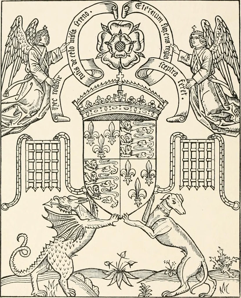 An illustration from Heraldry and floral forms as used in decoration;, 1922, leaf 7