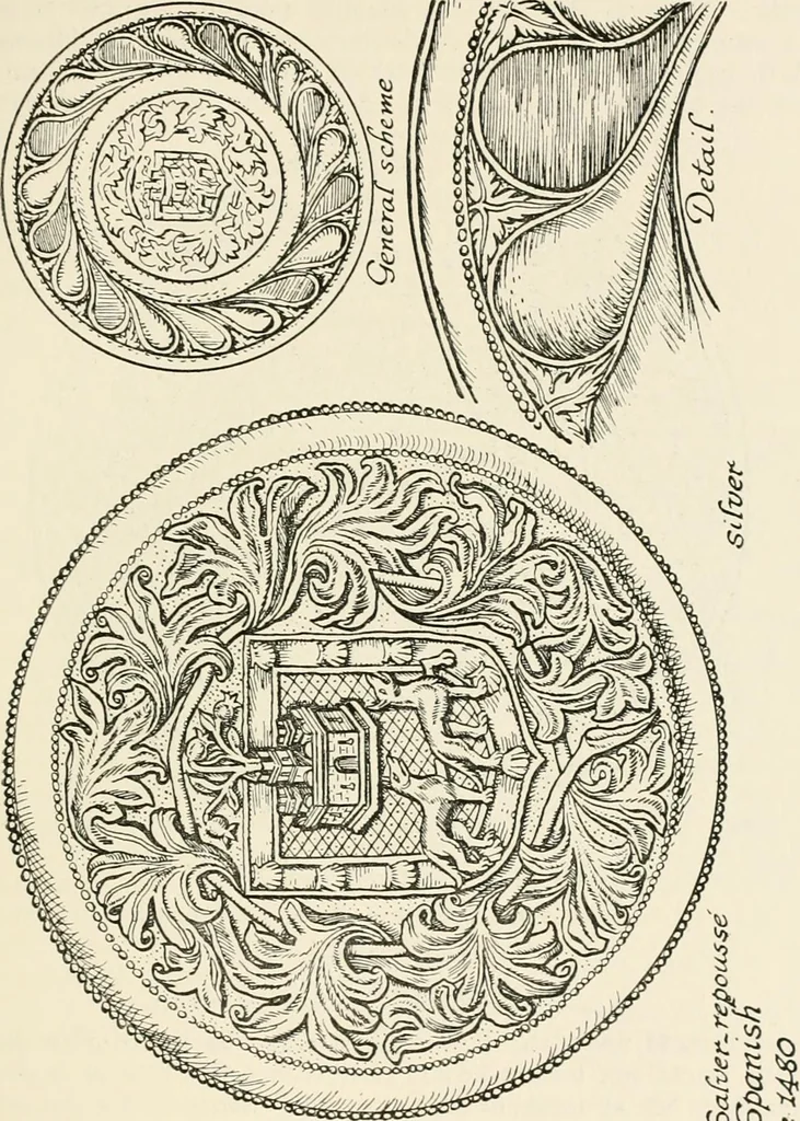 An illustration from Heraldry and floral forms as used in decoration;, 1922, leaf 72