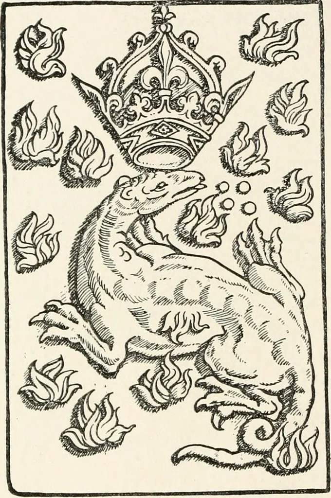 An illustration from Heraldry and floral forms as used in decoration;, 1922, leaf 77