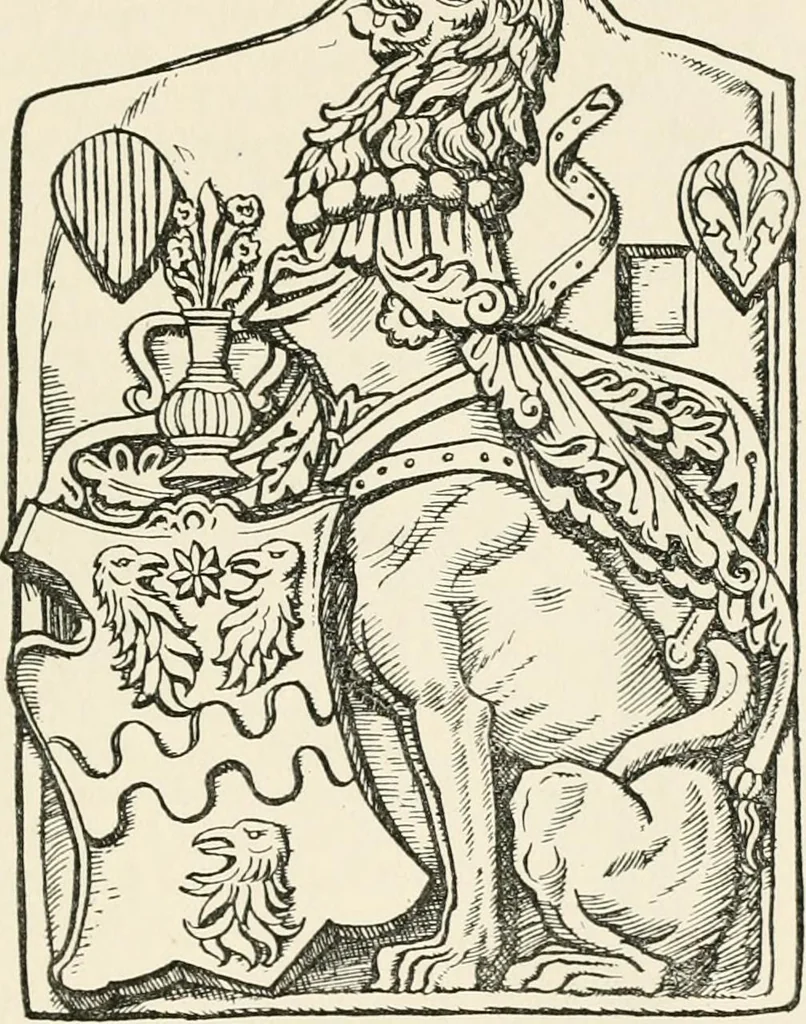 An illustration from Heraldry and floral forms as used in decoration;, 1922, leaf 78