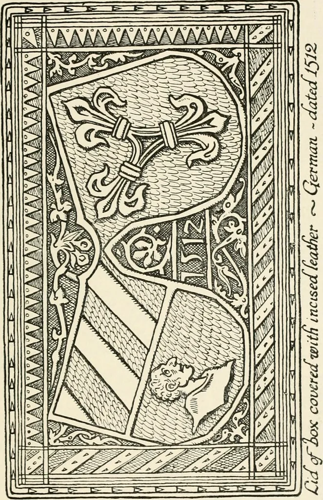 An illustration from Heraldry and floral forms as used in decoration;, 1922, leaf 80
