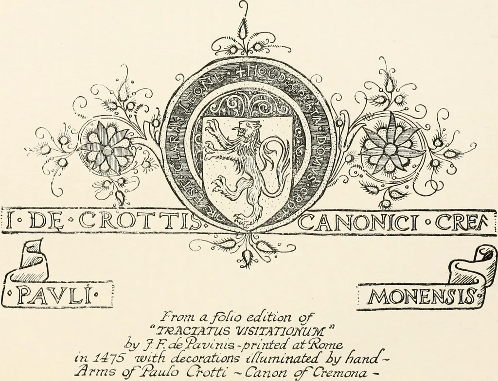 An illustration from Heraldry and floral forms as used in decoration;, 1922, leaf 83