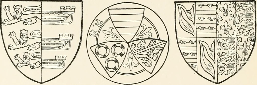 An illustration from Heraldry and floral forms as used in decoration;, 1922, leaf 85