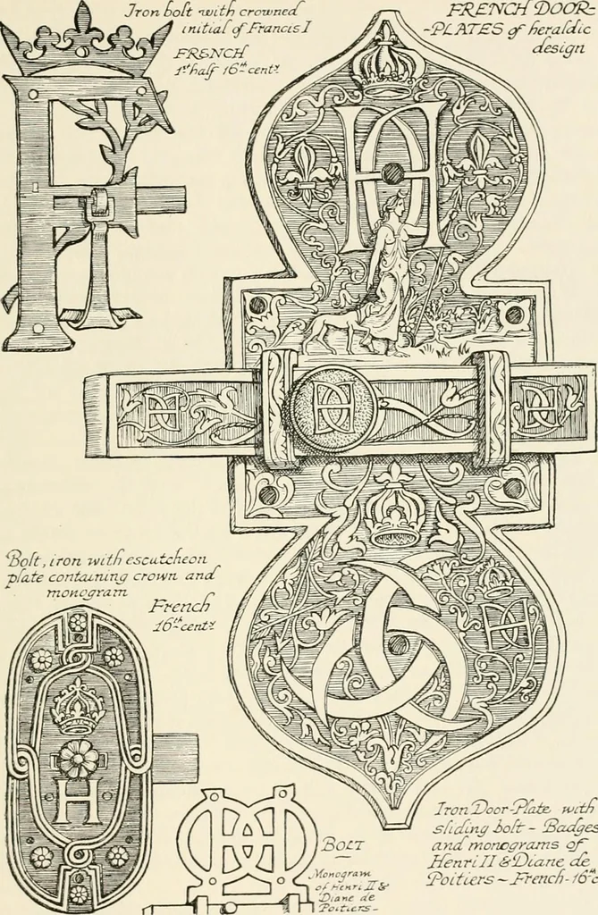 An illustration from Heraldry and floral forms as used in decoration;, 1922, leaf 86