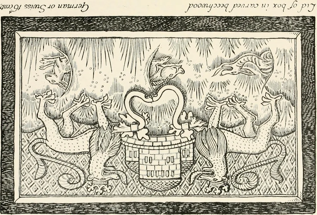 An illustration from Heraldry and floral forms as used in decoration;, 1922, leaf 91