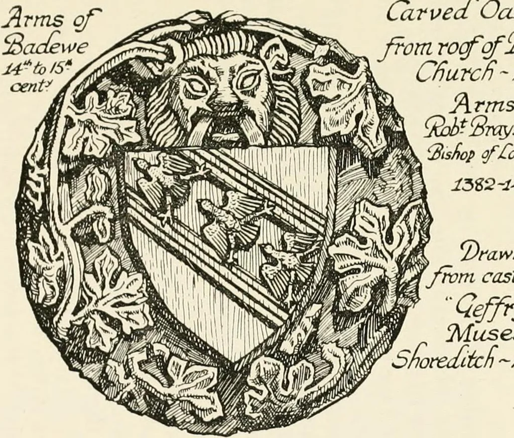 An illustration from Heraldry and floral forms as used in decoration;, 1922, leaf 94