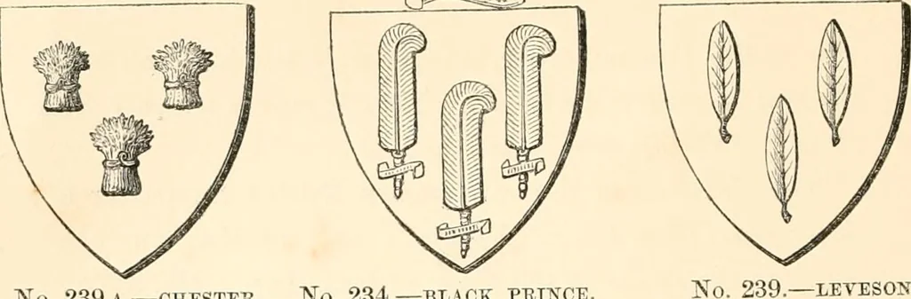 An illustration from Heraldry, historical and popular : with seven hundred illustrations, 1863, leaf 111