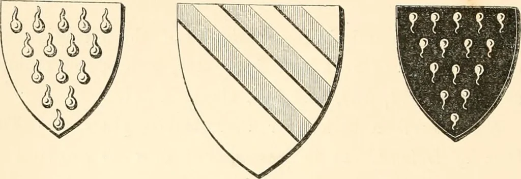 An illustration from Heraldry, historical and popular : with seven hundred illustrations, 1863, leaf 119