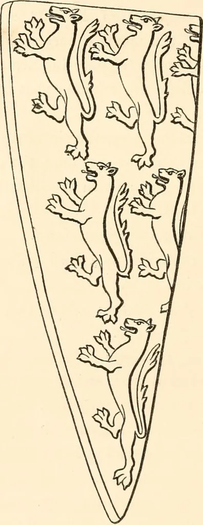 An illustration from Heraldry, historical and popular : with seven hundred illustrations, 1863, leaf 131