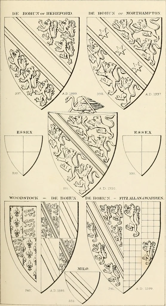 An illustration from Heraldry, historical and popular : with seven hundred illustrations, 1863, leaf 188