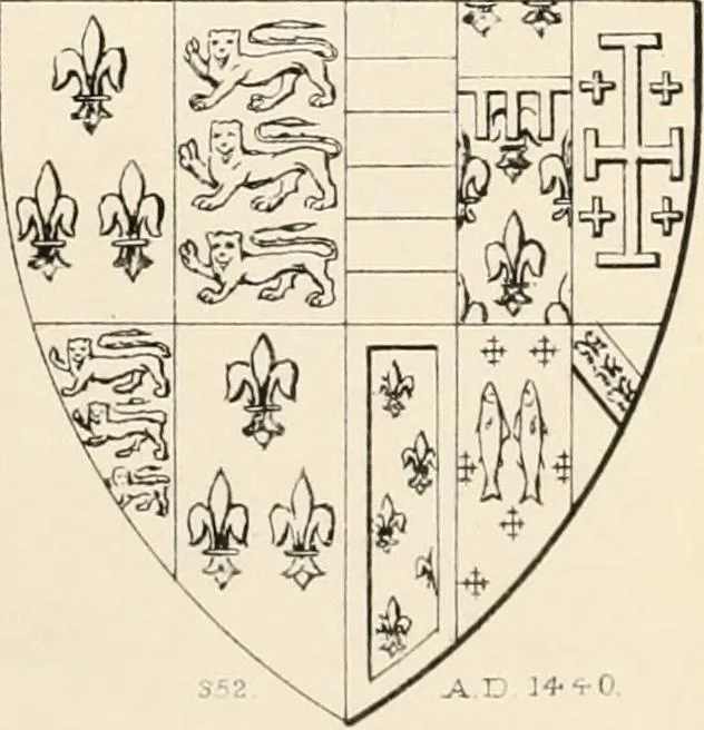 An illustration from Heraldry, historical and popular : with seven hundred illustrations, 1863, leaf 202