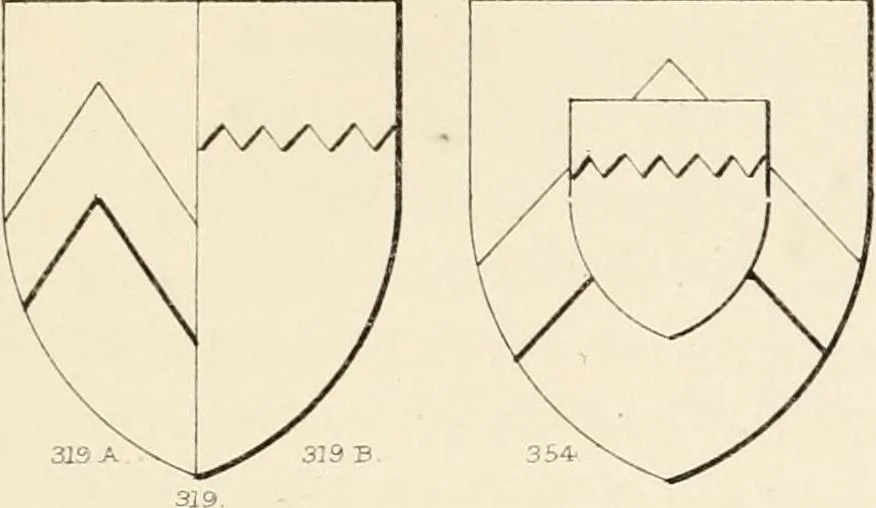 An illustration from Heraldry, historical and popular : with seven hundred illustrations, 1863, leaf 210