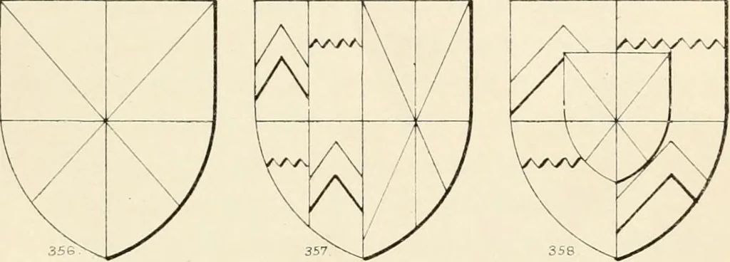 An illustration from Heraldry, historical and popular : with seven hundred illustrations, 1863, leaf 210