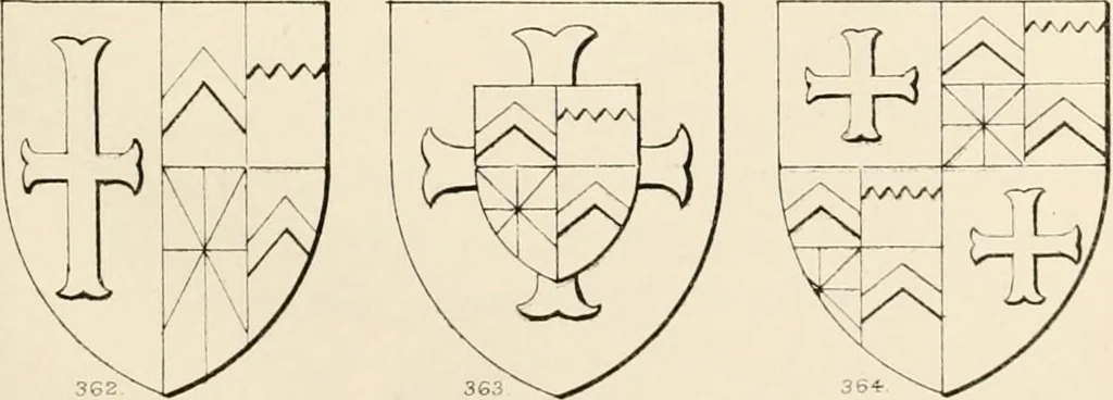 An illustration from Heraldry, historical and popular : with seven hundred illustrations, 1863, leaf 210