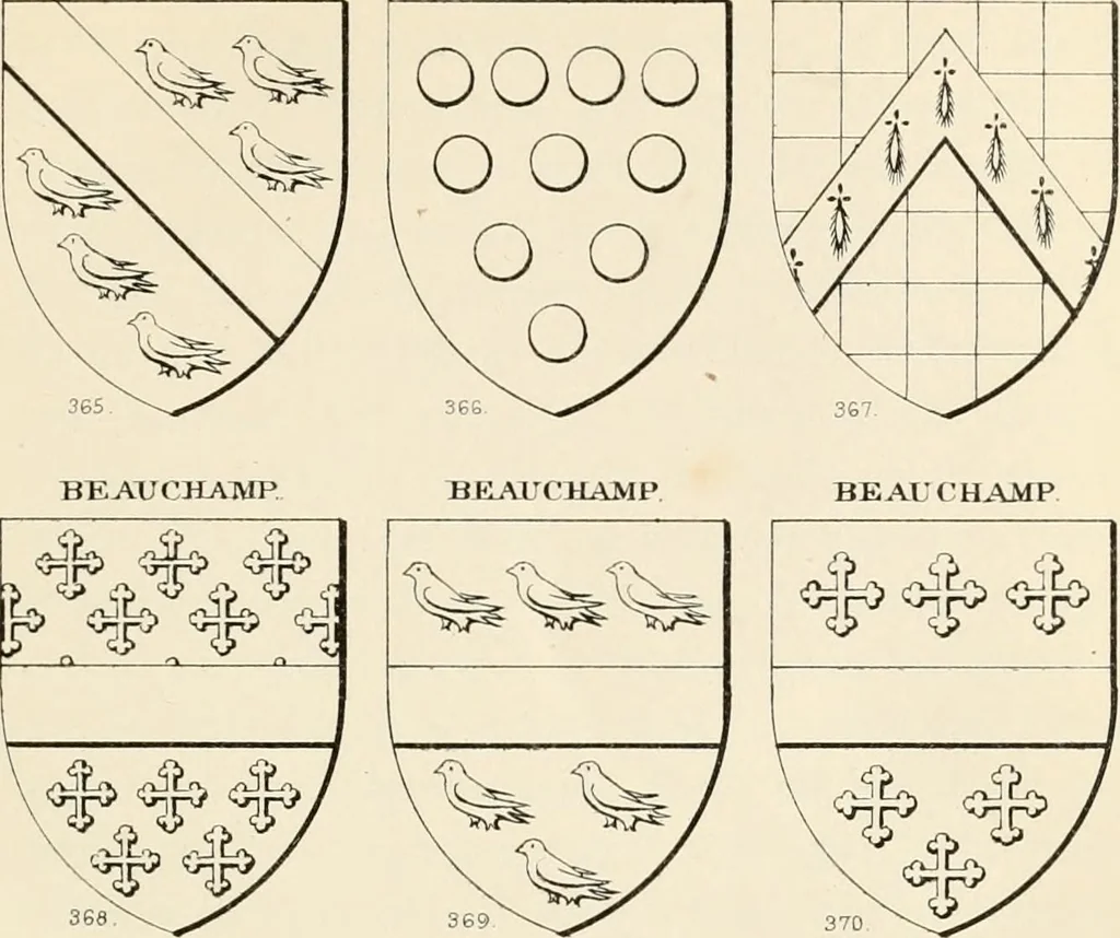 An illustration from Heraldry, historical and popular : with seven hundred illustrations, 1863, leaf 224