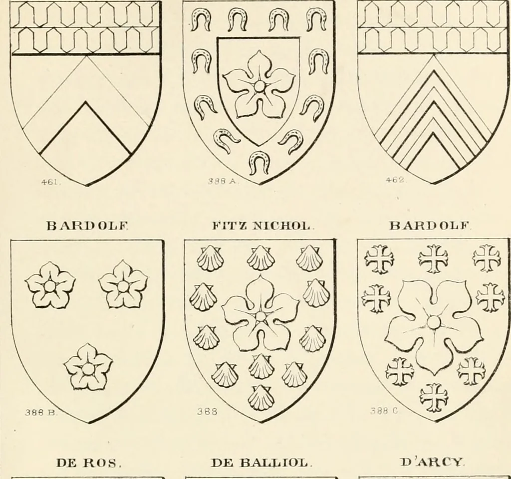 An illustration from Heraldry, historical and popular : with seven hundred illustrations, 1863, leaf 228
