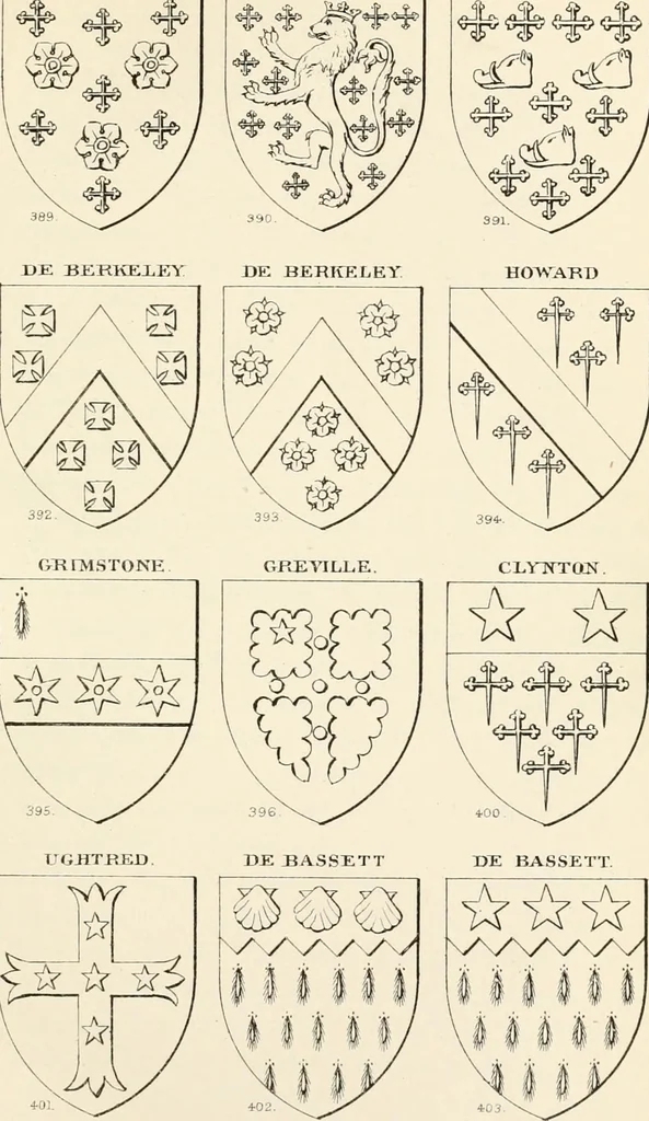 An illustration from Heraldry, historical and popular : with seven hundred illustrations, 1863, leaf 234