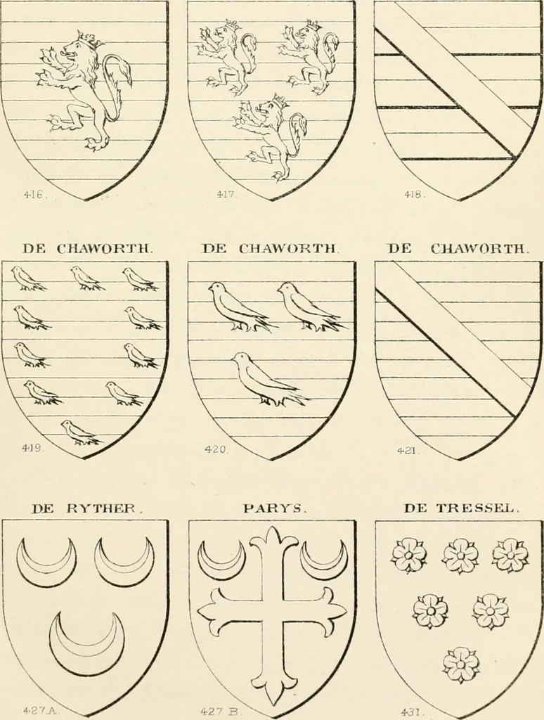 An illustration from Heraldry, historical and popular : with seven hundred illustrations, 1863, leaf 240