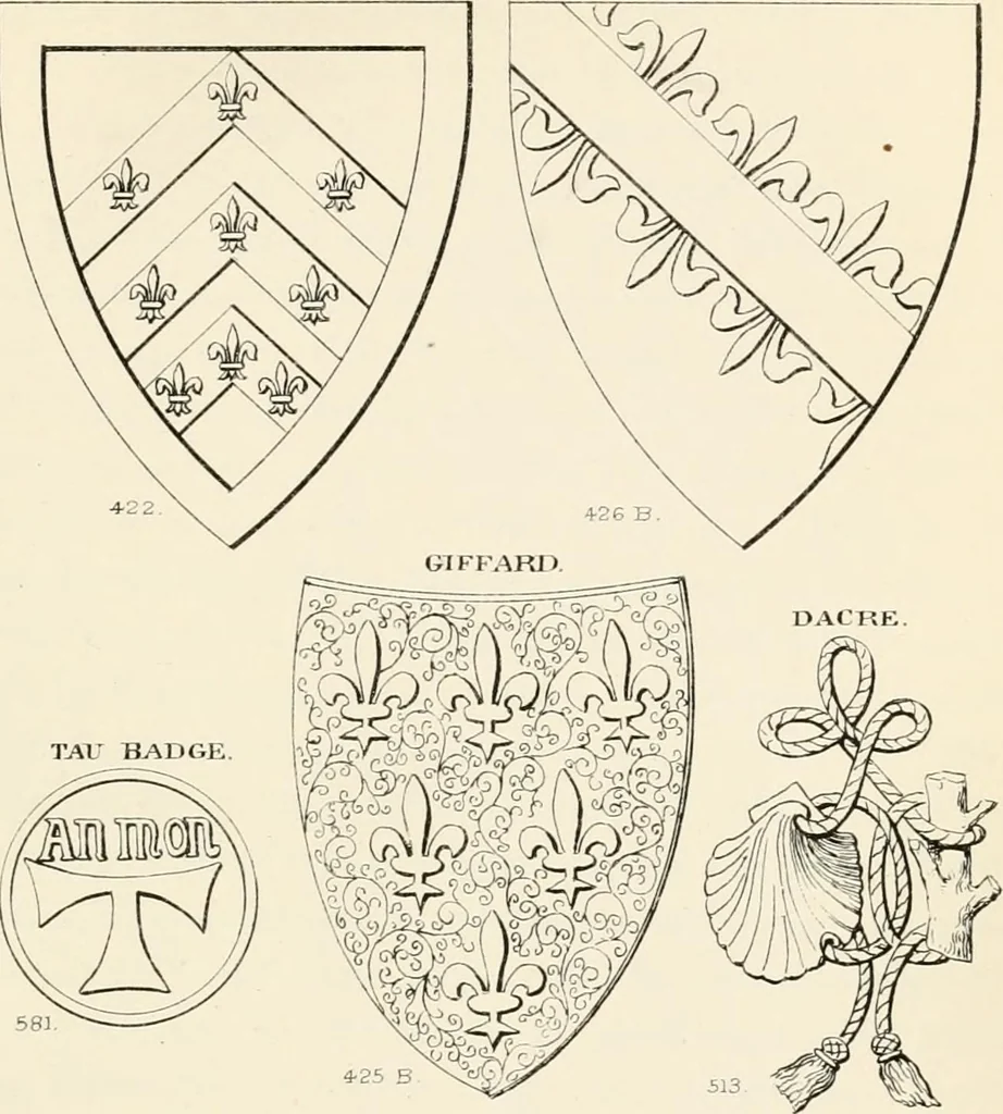 An illustration from Heraldry, historical and popular : with seven hundred illustrations, 1863, leaf 246
