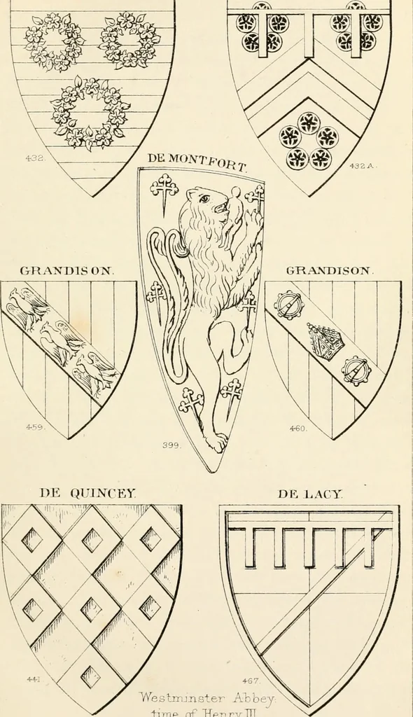 An illustration from Heraldry, historical and popular : with seven hundred illustrations, 1863, leaf 254