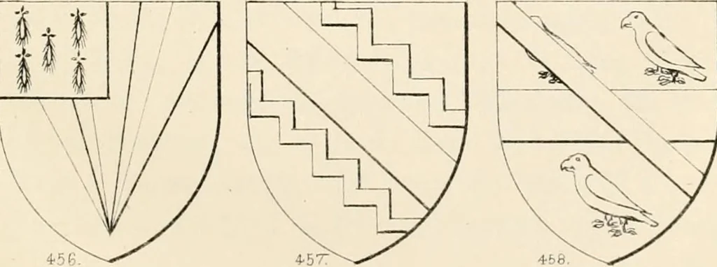 An illustration from Heraldry, historical and popular : with seven hundred illustrations, 1863, leaf 262
