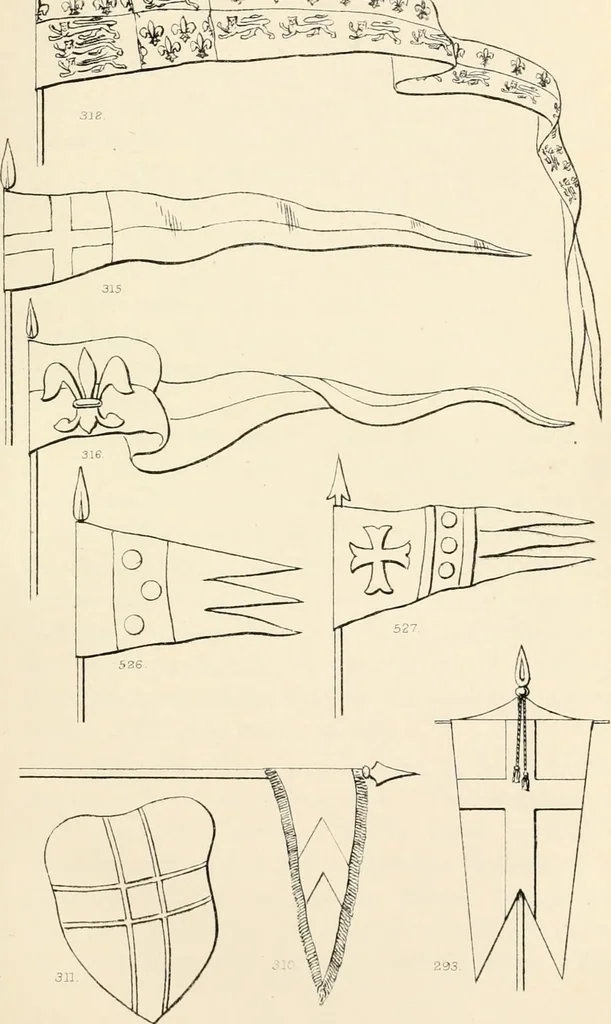 An illustration from Heraldry, historical and popular : with seven hundred illustrations, 1863, leaf 318