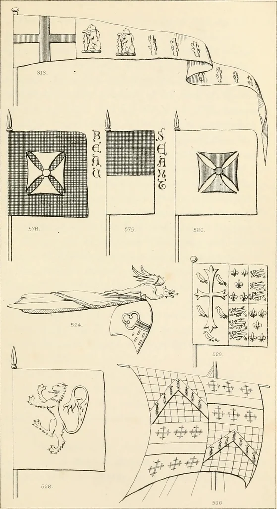 An illustration from Heraldry, historical and popular : with seven hundred illustrations, 1863, leaf 322