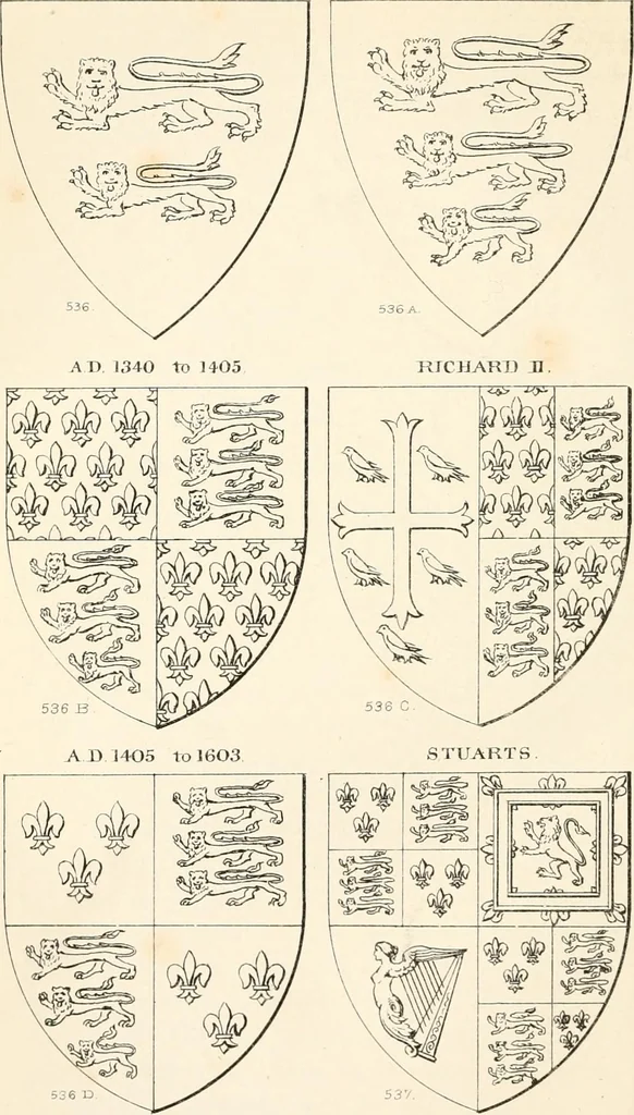 An illustration from Heraldry, historical and popular : with seven hundred illustrations, 1863, leaf 329